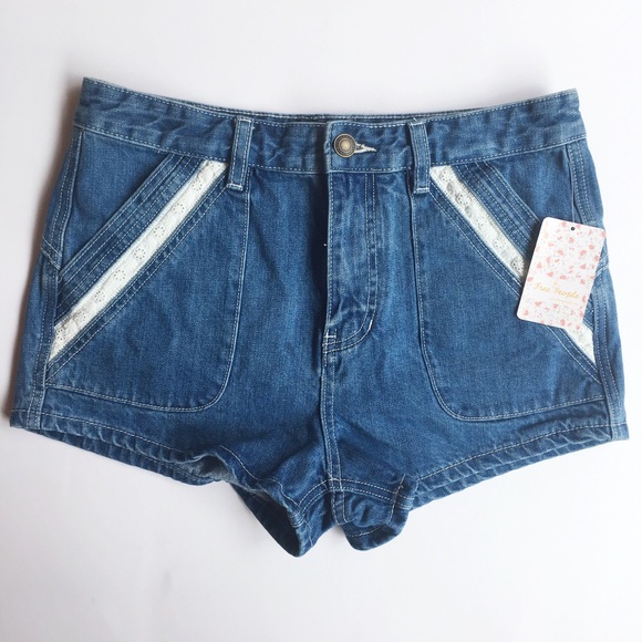 Free People Pants - Free People Lace Mini Short Shorts